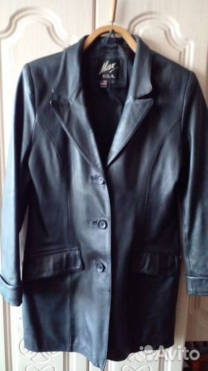 Пиджак нат.кожа женский