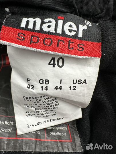 Горнолыжные штаны женские eur 40 M Maier sports