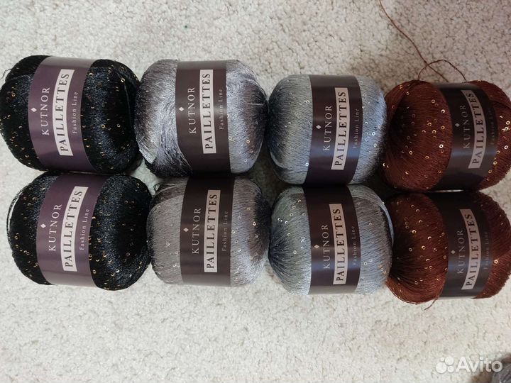 Пряжа микропаетки на полиэстере (Италия)