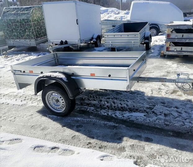 Прицеп легковой с опорным колесом