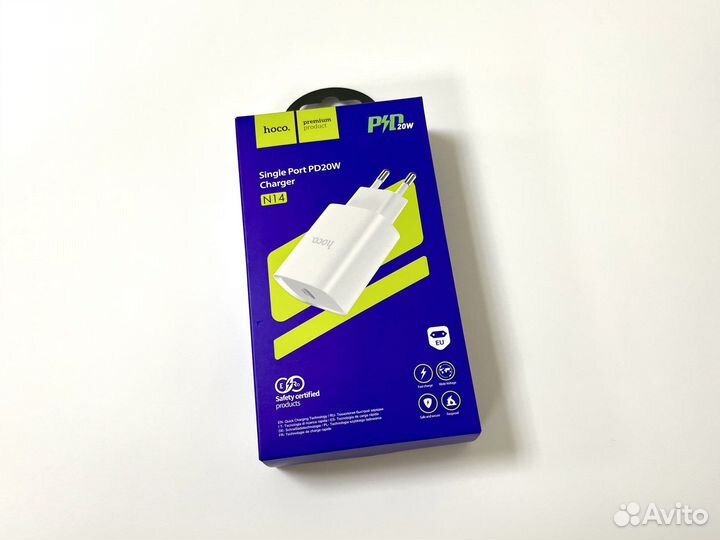 Быстрая зарядка Type-C (20W)