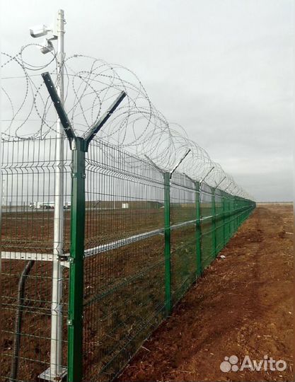 Забор из 3д сетки