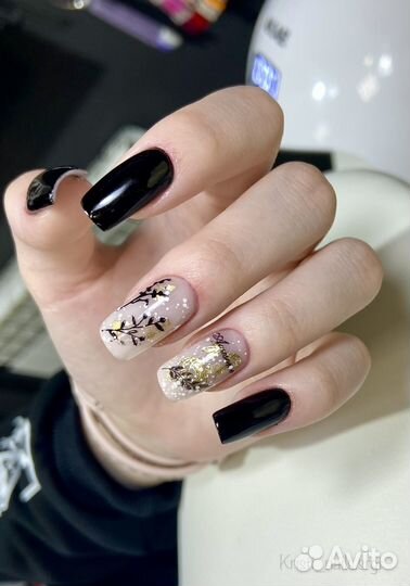 Маникюр гель лак, наращивание ногтей, коррекция