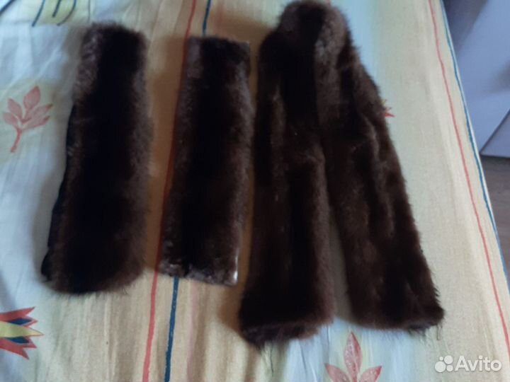 Мех норки опушка, пояс