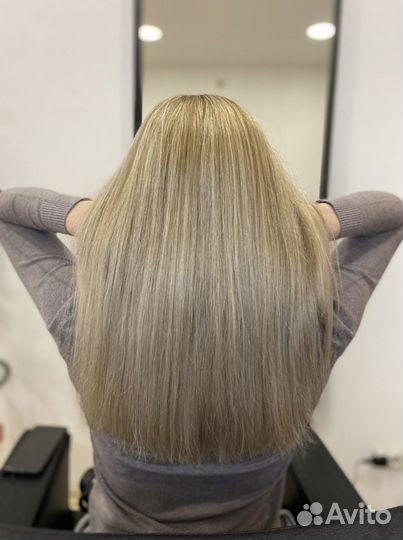 Окрашивание волос блонд