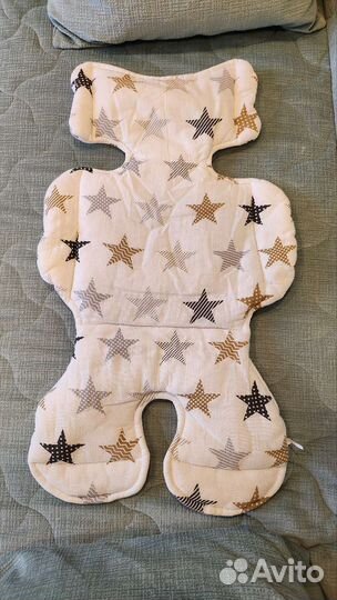 Матрасик вкладыш в коляску