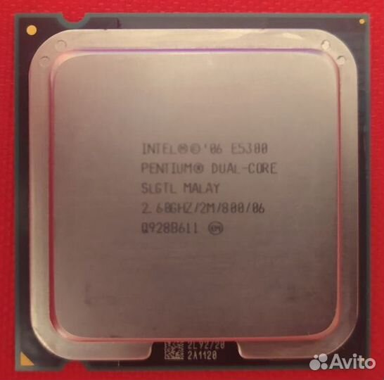 Процессор intel pentium dual-core e5300