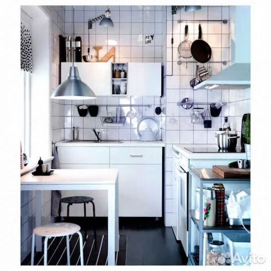 Стол икеа, белый,75*75, новый