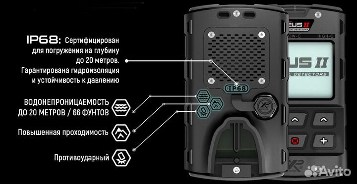 Металлоискатель XP deus2 / блок +наушники WS6+