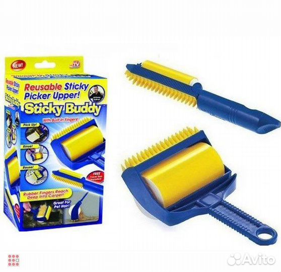 Набор липких валиков для уборки Sticky Buddy(2 шт)