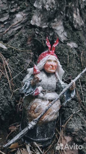 Ватная ёлочная игрушка