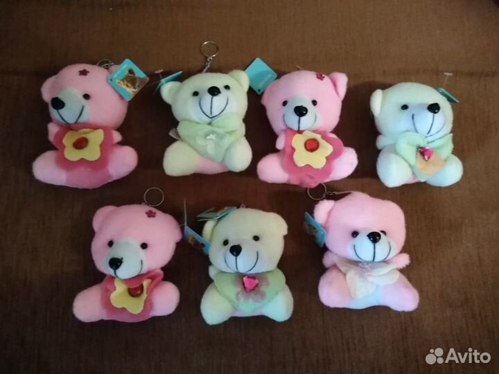 Мягкие игрушки-брелоки