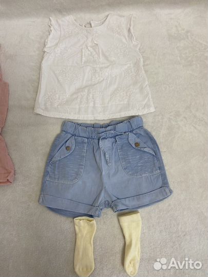 Пакет детской одежды для девочек zara 68