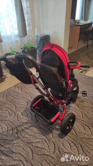 Детский велосипед с родительской ручкой