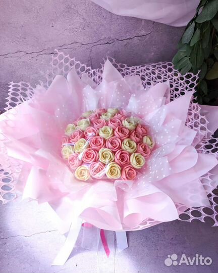 Цветы шоколад и зефир.Букет из бабочек. 1 сентября