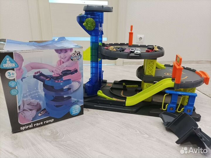 Парковка детская elc big garage
