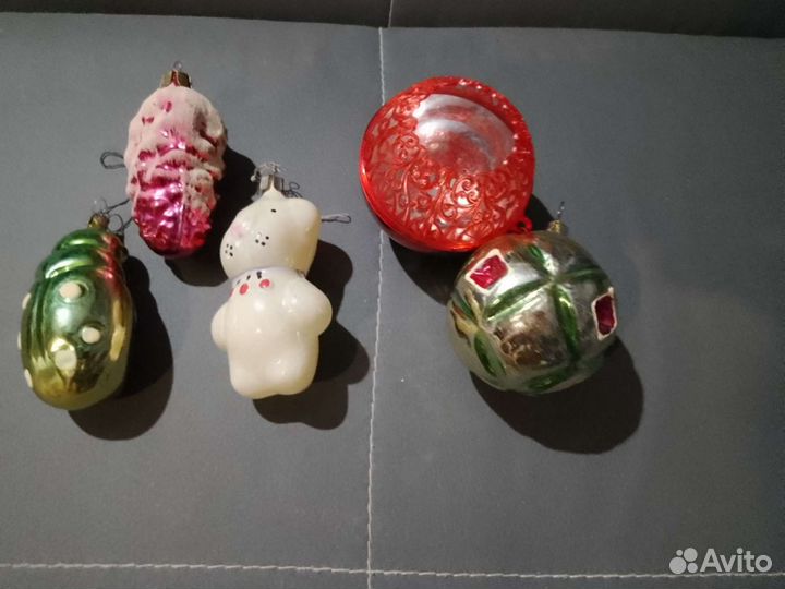 Ёлочные игрушки советские