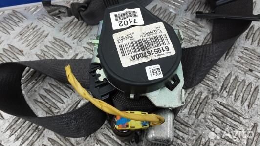 Ремень безопасности с пиропатроном сиденья передне