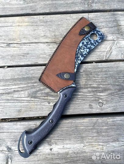 Нож тяпка для мяса Кашалот