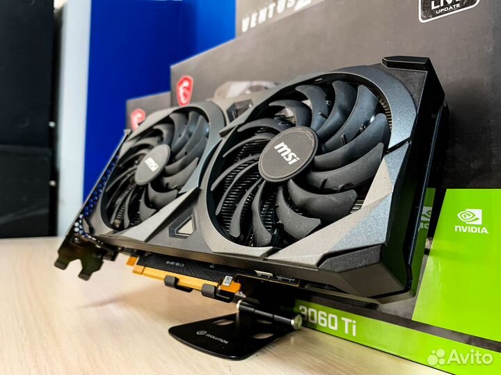 Видеокарта MSI RTX 3060 Ti Ventus 2X 8Gb 256Bit