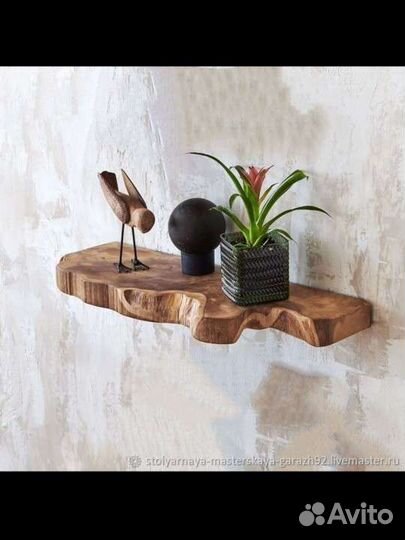 Полка из массива, слэб