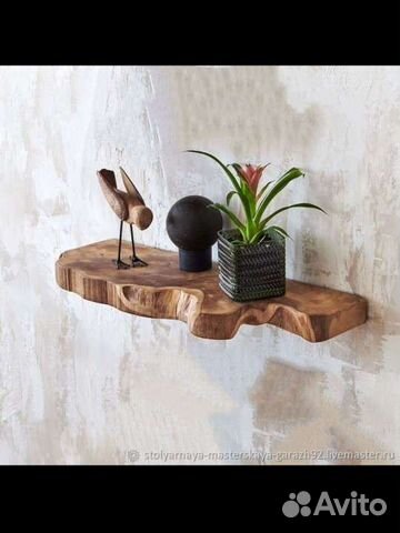 Полка из массива, слэб