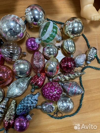 Елочные игрушки СССР советские