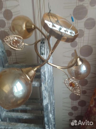 Люстра потолочная подвесная бу