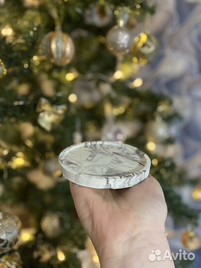 Гипсовая подставка,подсвечник