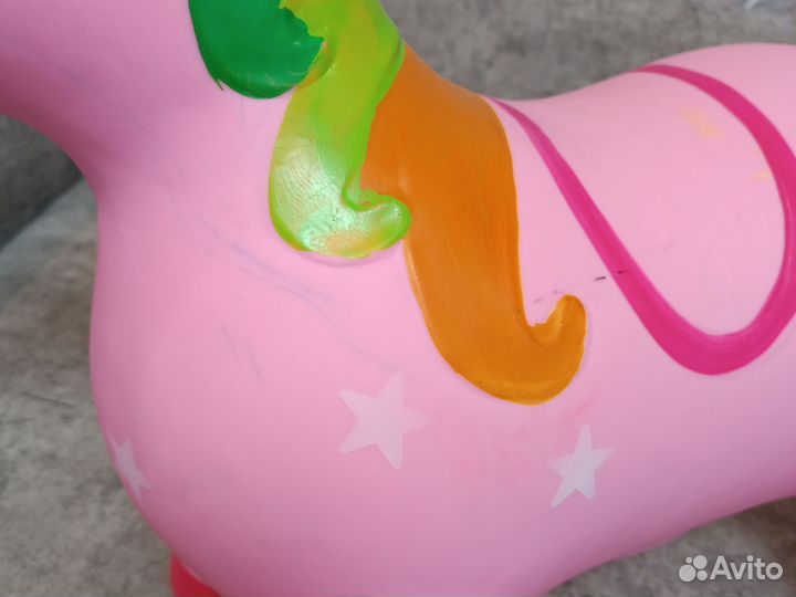 Надувной попрыгун единорожка