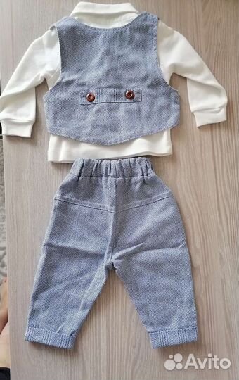 Костюм тройка с бабочкой