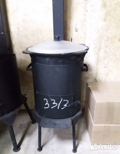 Пeчь под казaн на 12лuт