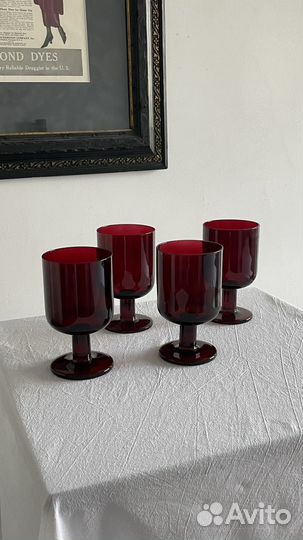 Бокалы цветное стекло