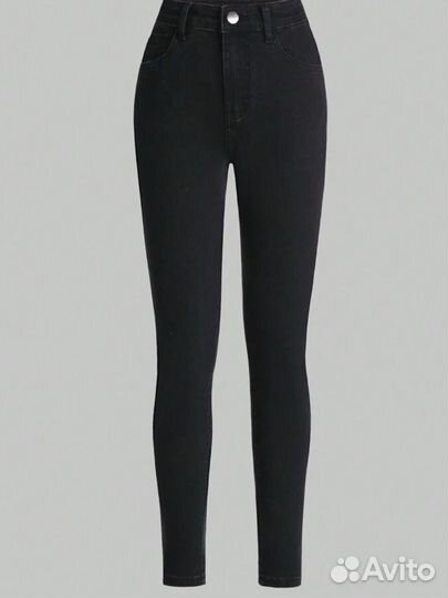 Джинсы скини черные