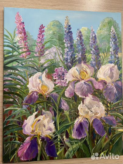 Картина маслом. Цветы