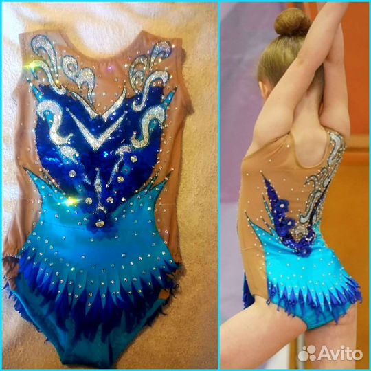 Купальник для художественной гимнастики,р.106-128