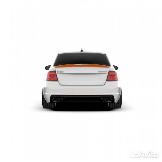 Спойлер skoda octavia a7 (дактейл)