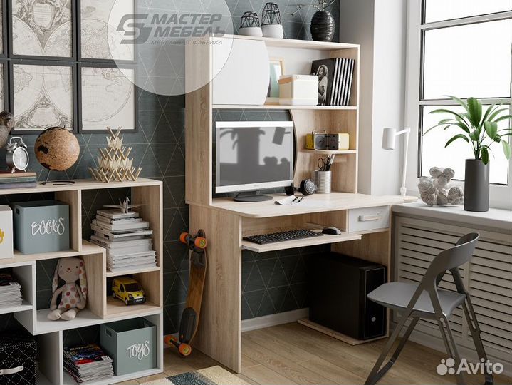 Стол компьютерный с надстройкой Марс