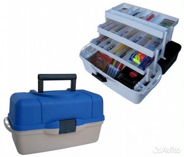 Ящик для рыбалки двух и трехполочный