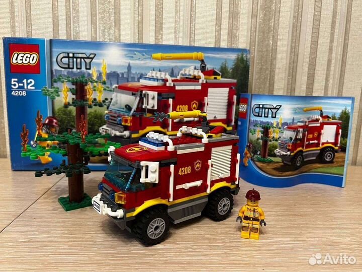 Пожарный внедорожник lego