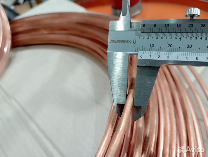 Трубка тормозная Медная 4,75 мм. Бухта 8 метров