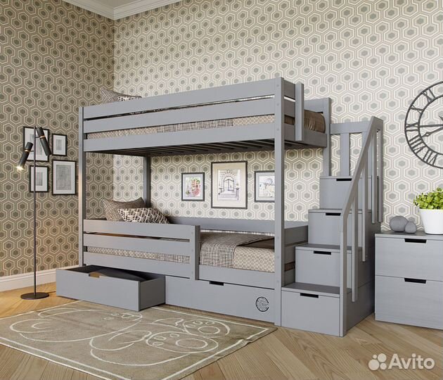 Двухъярусная кровать детская