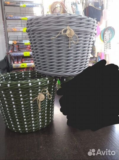 Плетенные ведра(Кашпо)