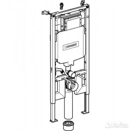 Инсталляция для унитаза подвесного geberit Sigma 8 Duofix широкая 111.796.00.1