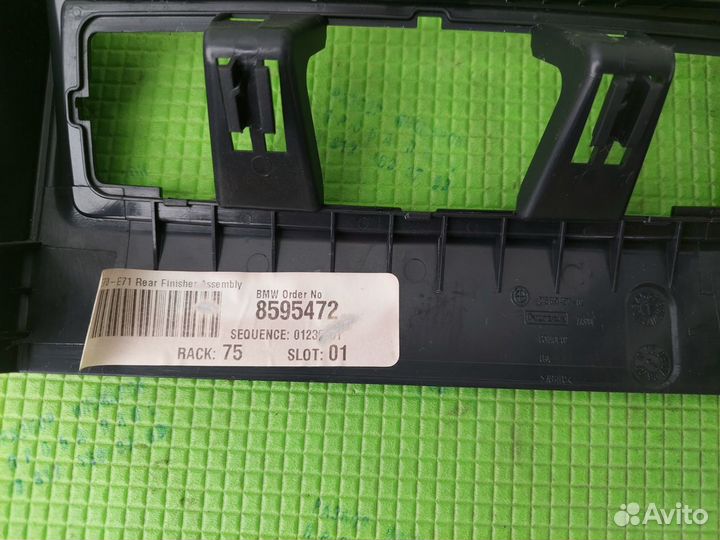 Декоративная накладка торпедо BMW X6 E71