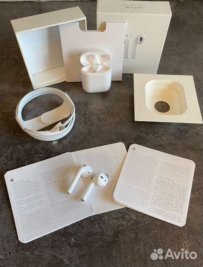 Беспроводные наушники apple airpods 2