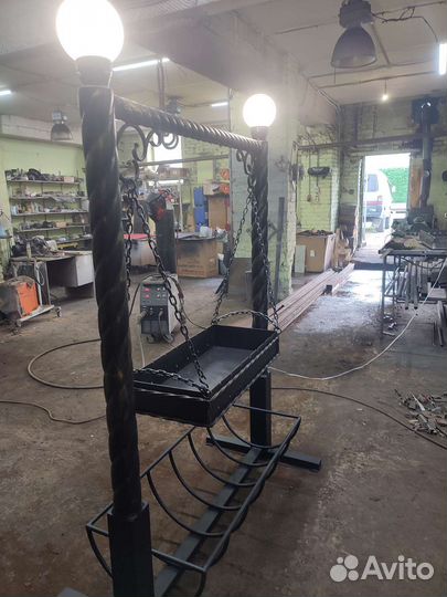 Мангал с освещением