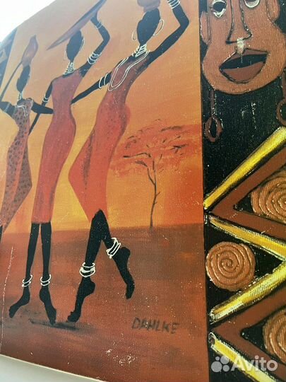 Картина в африканском стиле