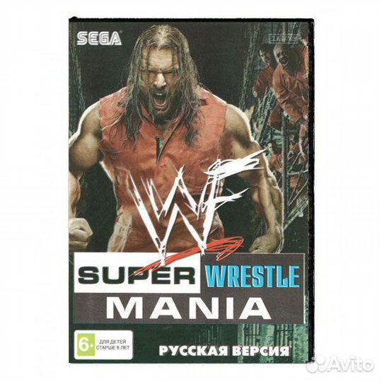 Картридж сега WWF super wrestle mania