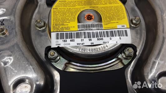 Подушка безопасности водителя mercedes benz M-clas